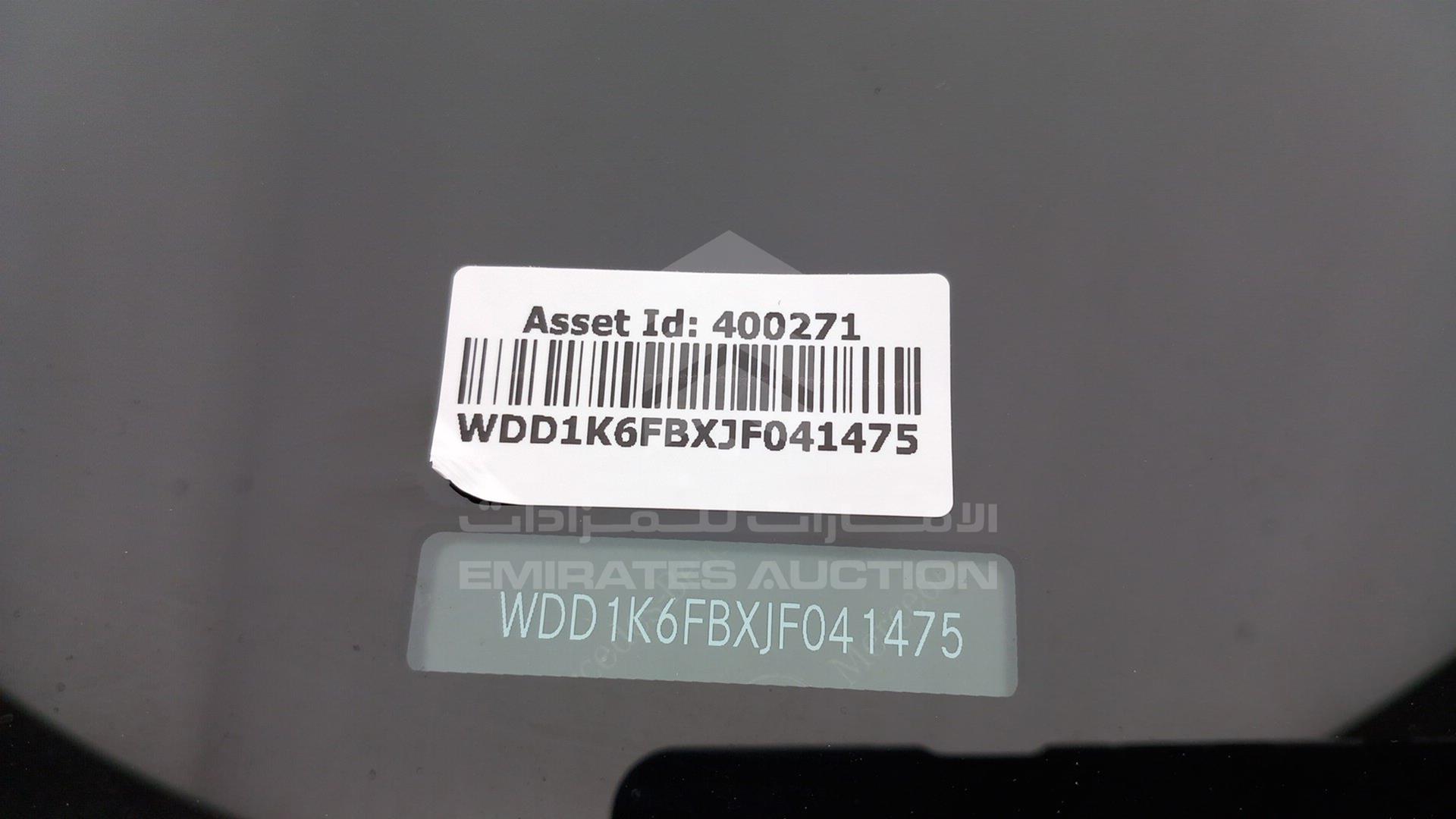 2018 MERCEDES E 400 VIN: WDD1K6FBXJF041475