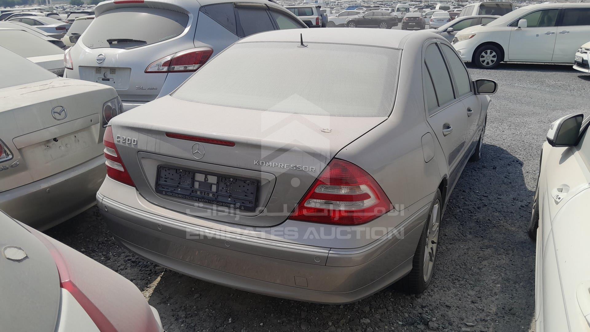 2007 MERCEDES C200 VIN: WDBRF42H17F868255