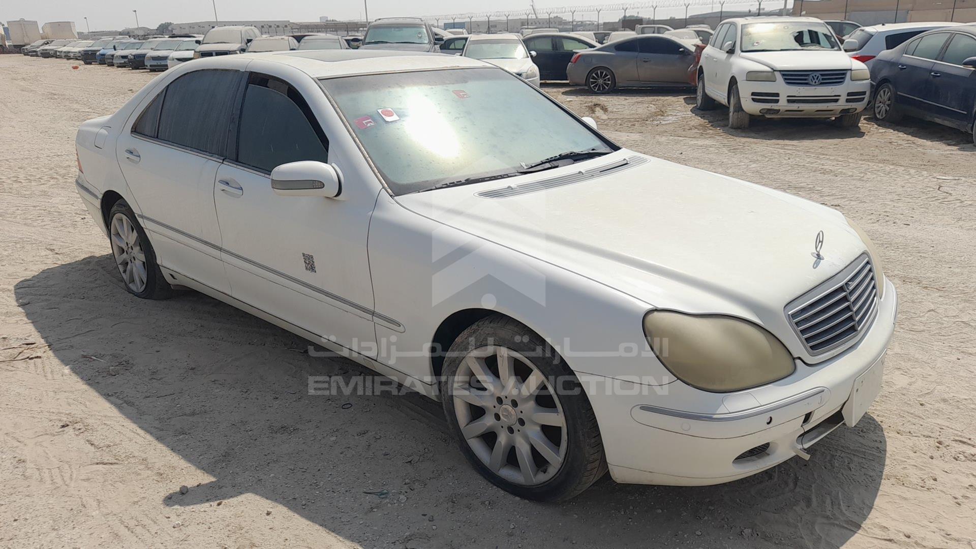 2000 MERCEDES S 500 VIN: WDB2201751A052654