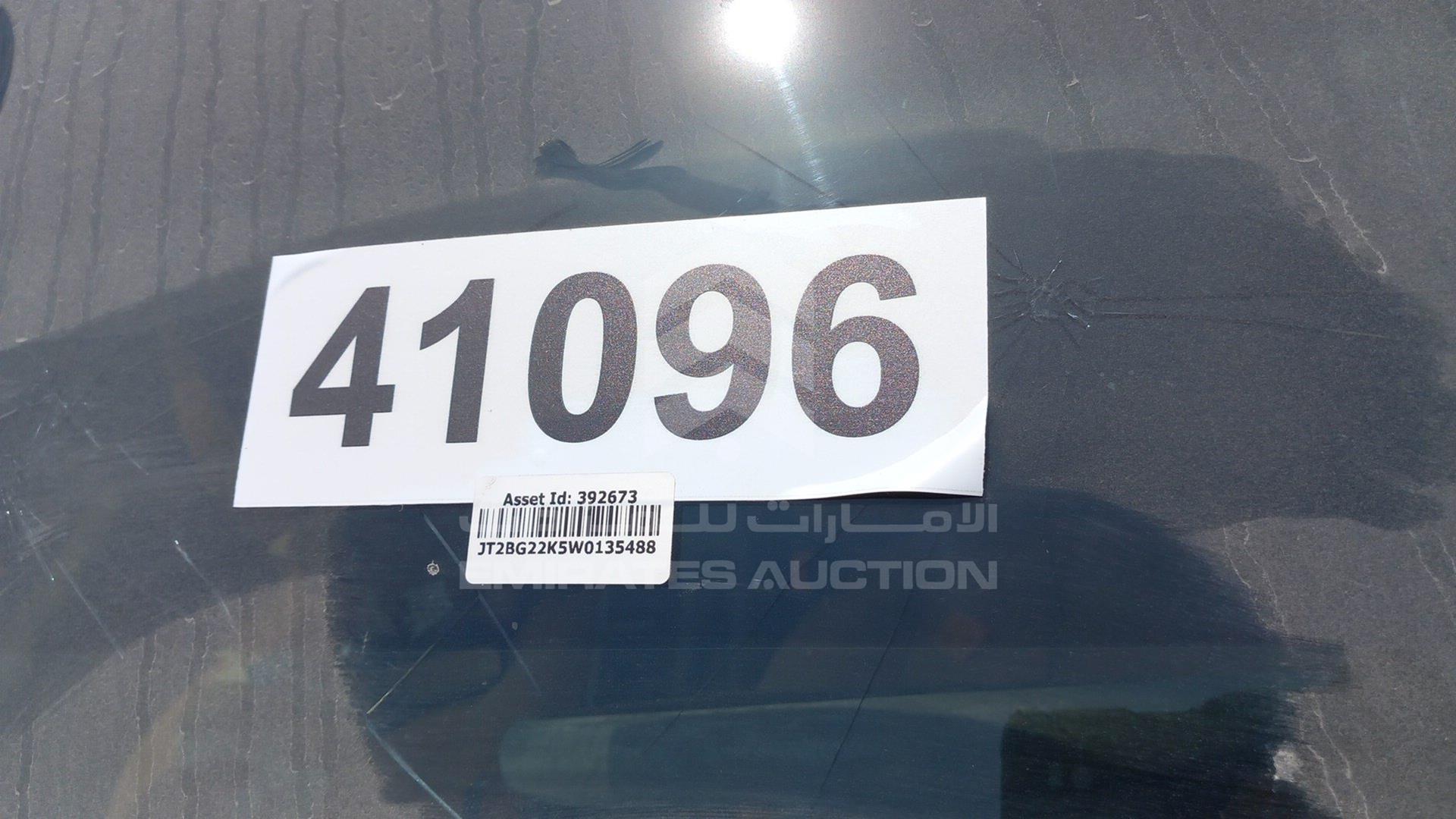 1998 TOYOTA CAMRY VIN: JT2BG22K5W0135488