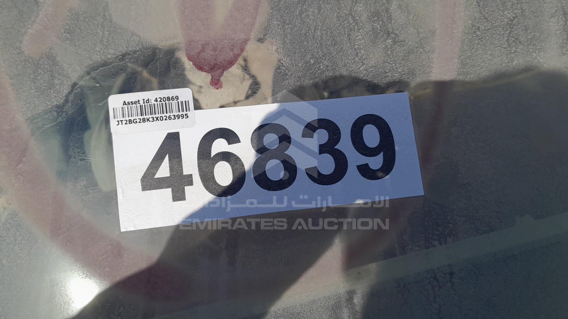 1999 TOYOTA CAMRY VIN: JT2BG28K3X0263995