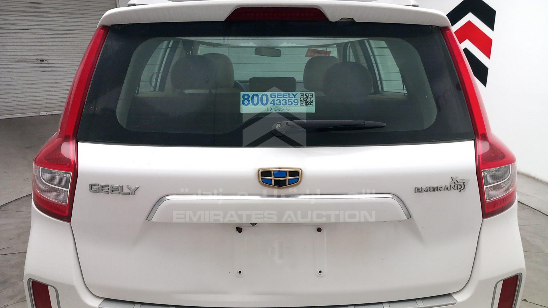 2018 GEELY EMGRAND VIN: LB3775KZ8JC000062