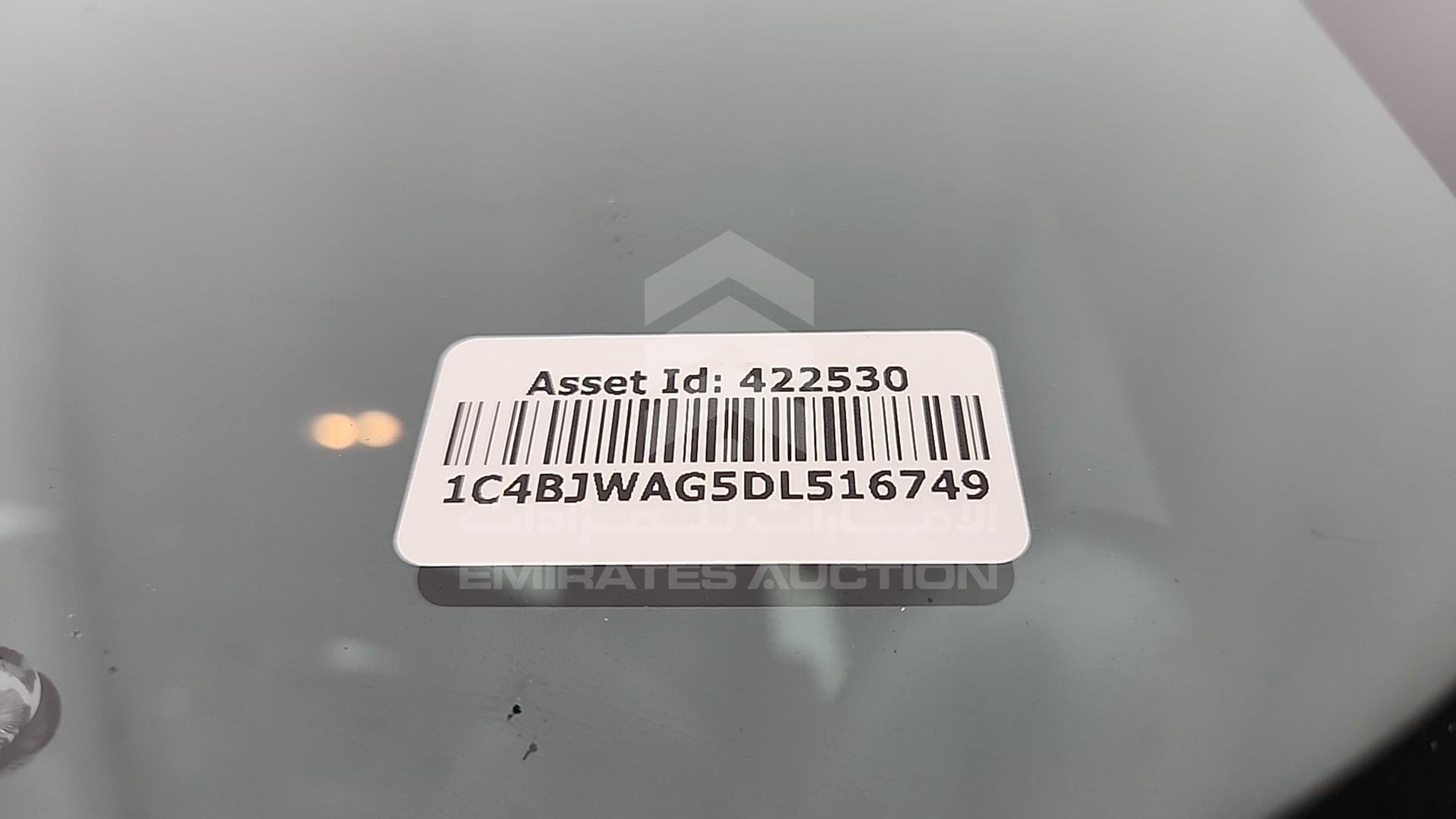 2013 JEEP WRANGLER / VIN: 1C4BJWAG5DL516749