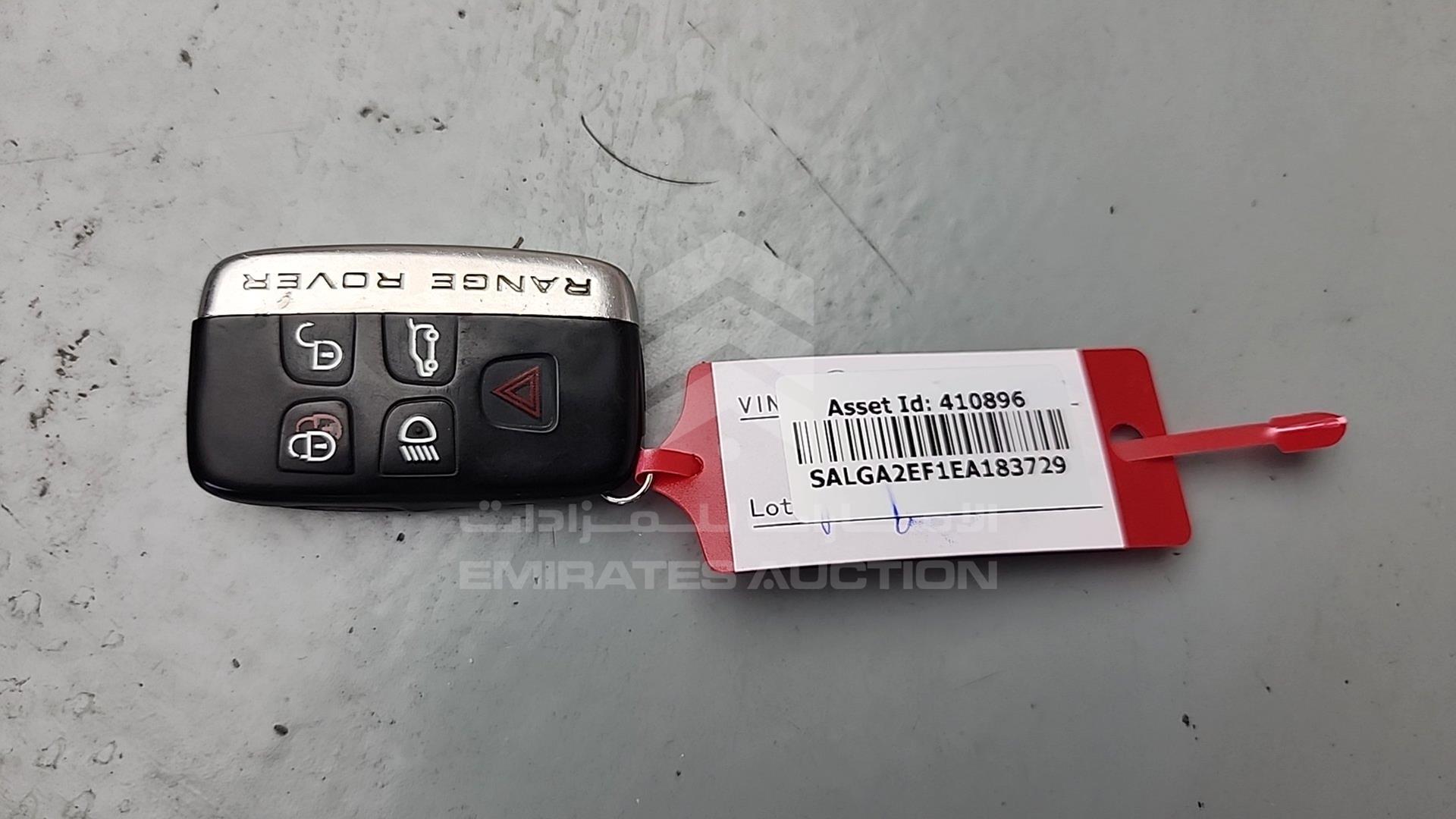 2014 RANGE ROVER VOGUE VIN: SALGA2EF1EA183729