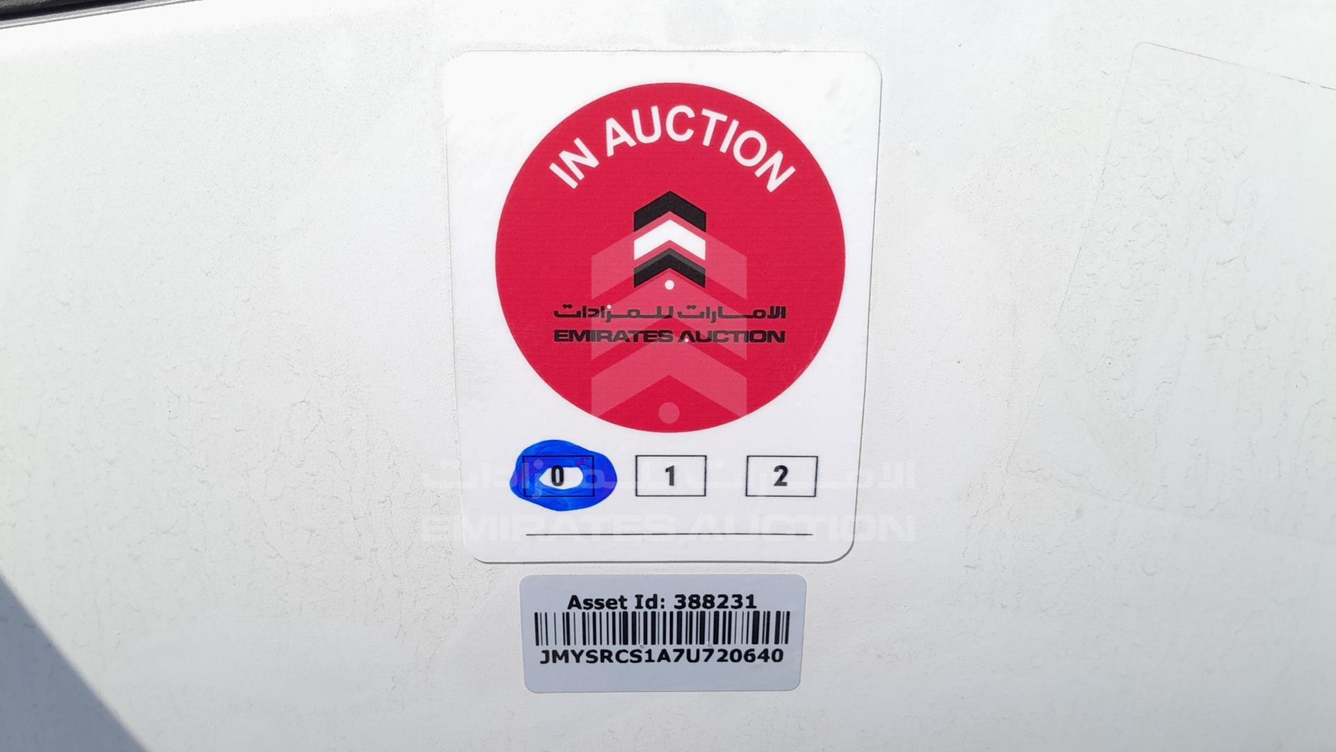 2007 MITSUBISHI LANCER VIN: JMYSRCS1A7U720640