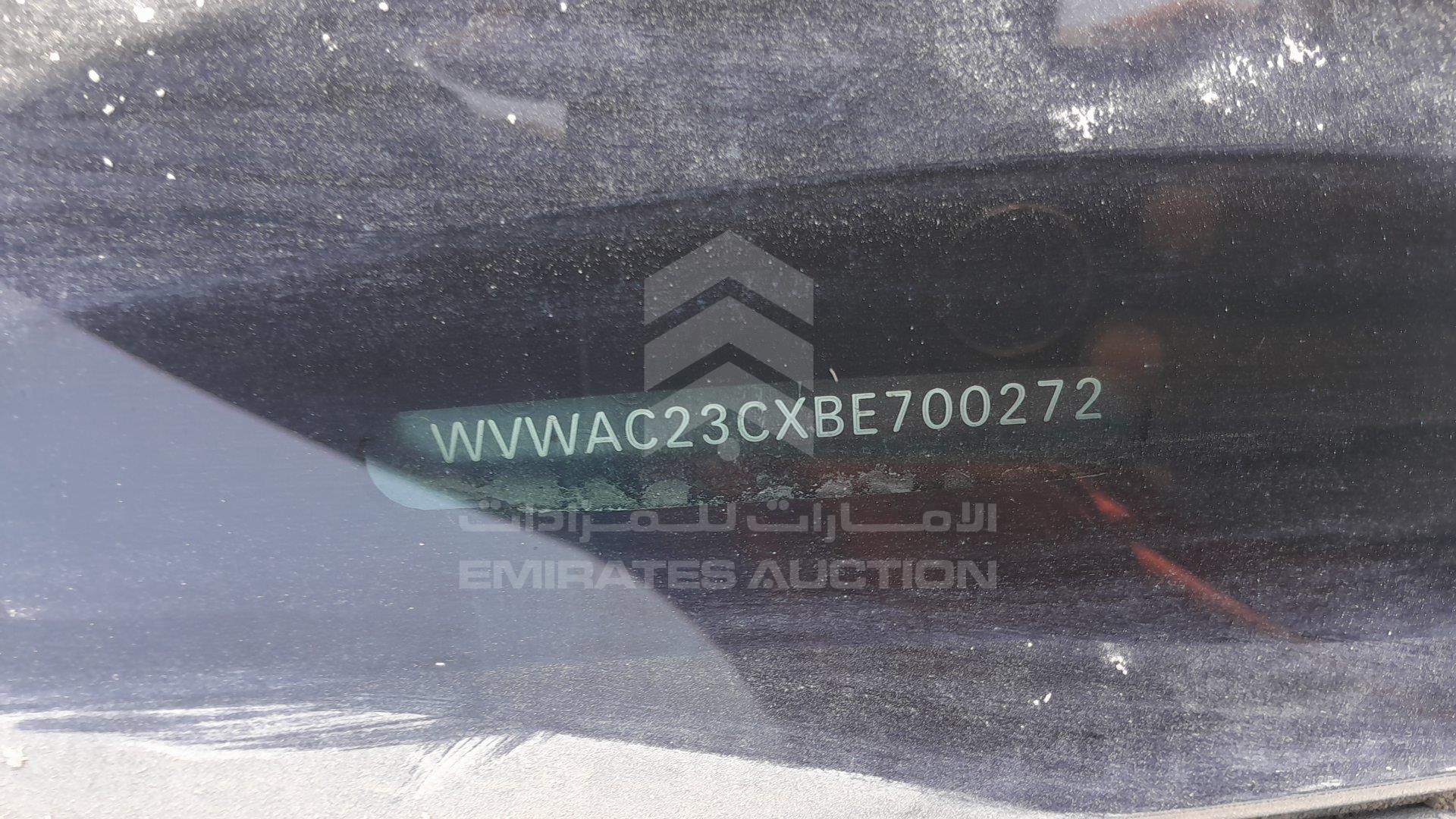 WVWAC23CXBE700272 - 2011 Volkswagen CC - #490230