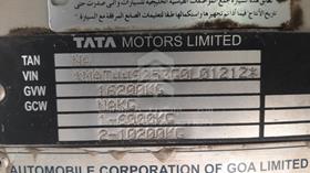 2016 Tata LPO1618 — VIN on Frame — Photo 2 — Thumbnail