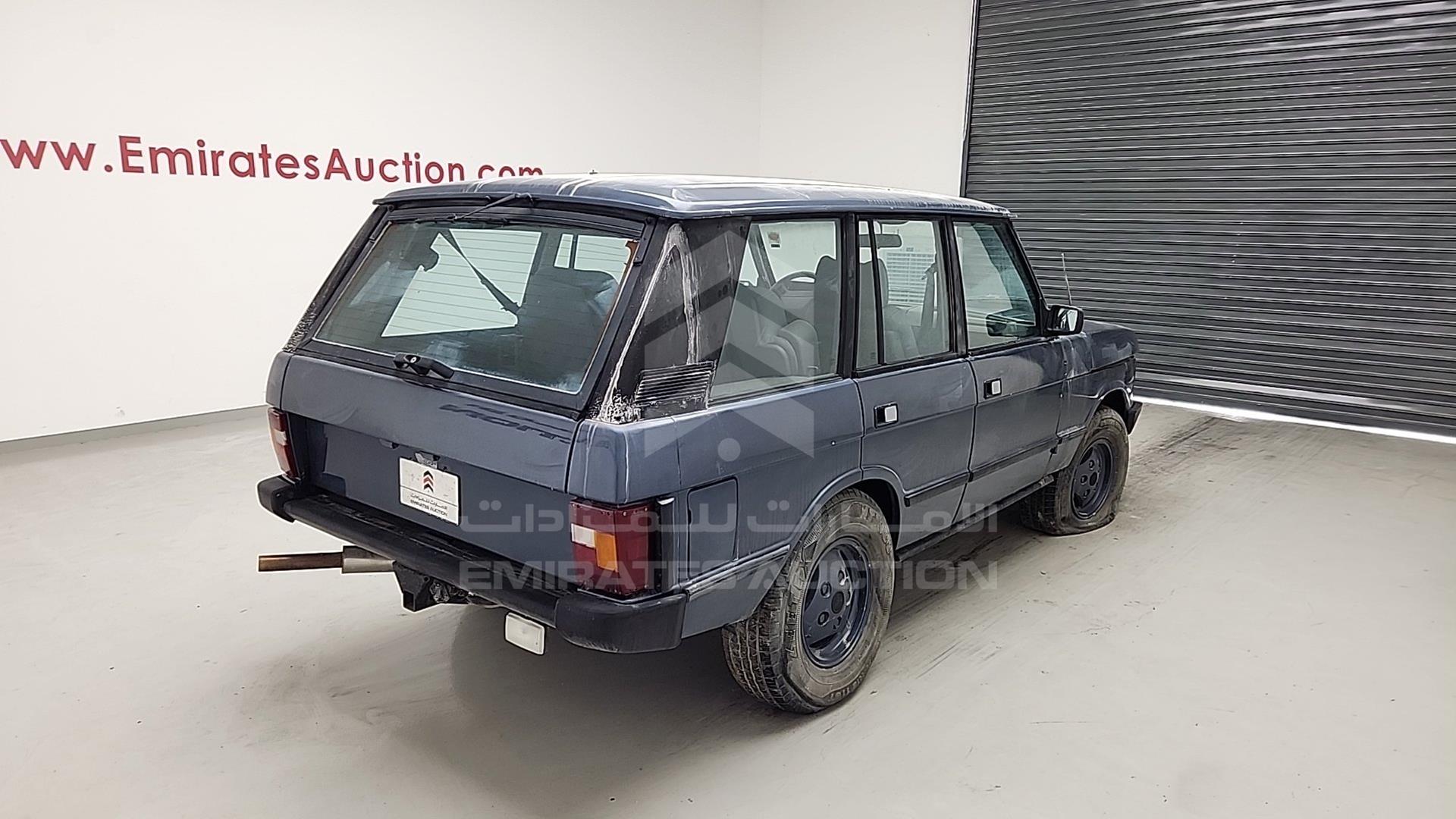 1987 LAND ROVER RANGE ROVER VIN: SALHV1140HA296647
