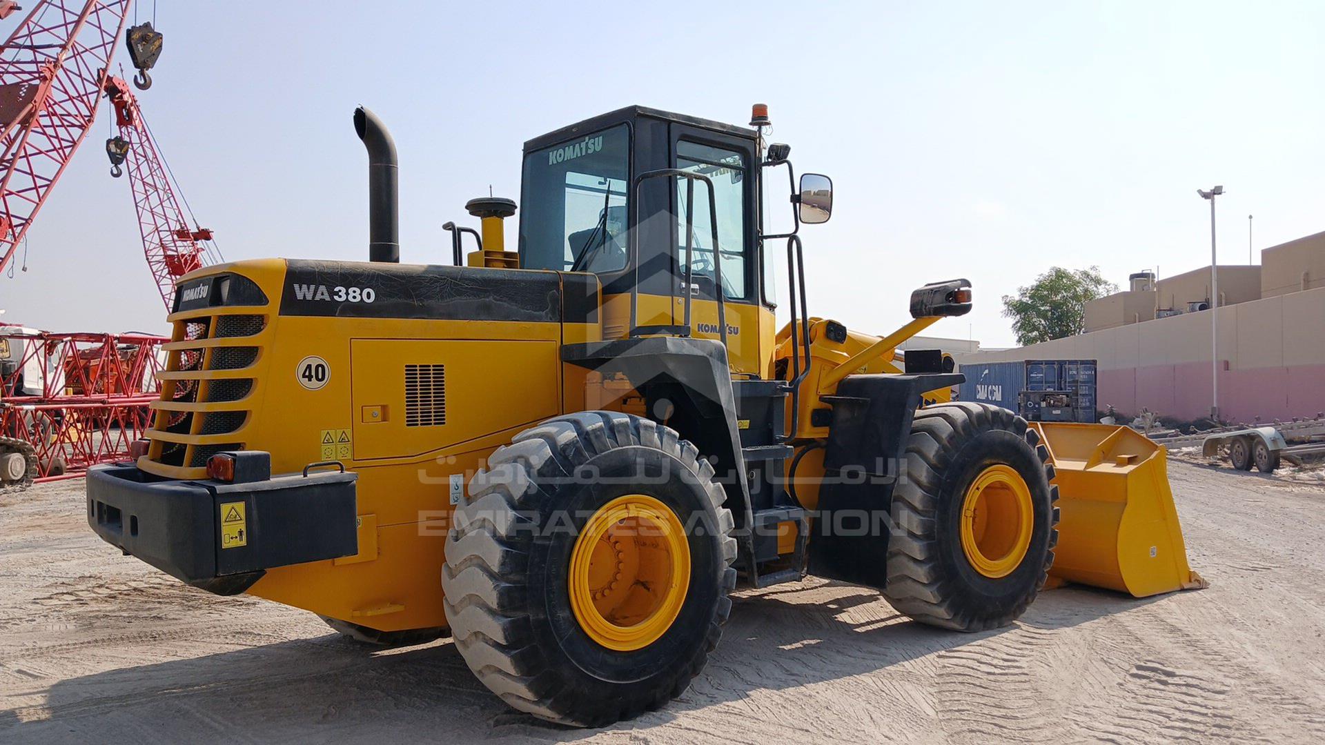 2009 KOMATSU WA380-3 VIN: KMTWA031C01054650