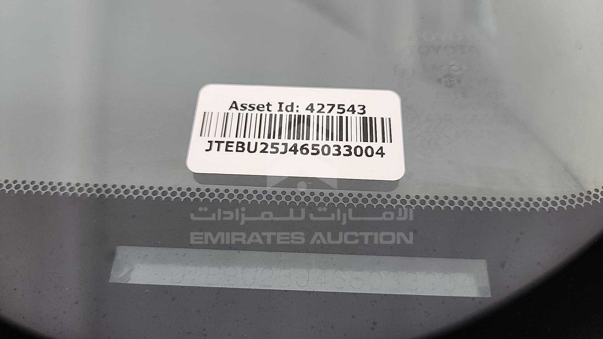2006 TOYOTA PRADO VIN: JTEBU25J465033004