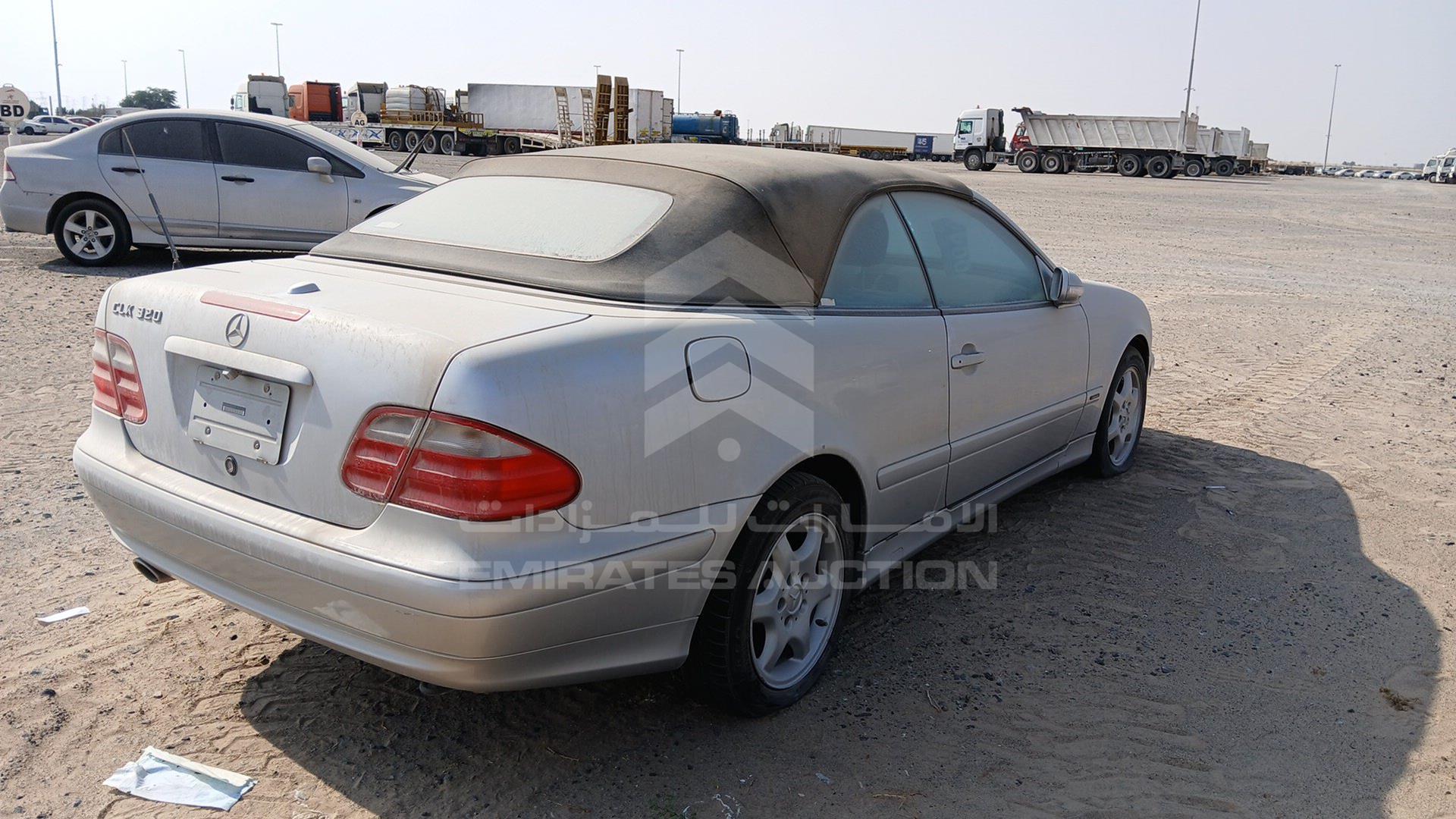 2001 MERCEDES CLK320 VIN: WDB2084651T055097
