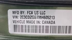 2021 Dodge Challenger — VIN on Frame — Photo 3 — Thumbnail