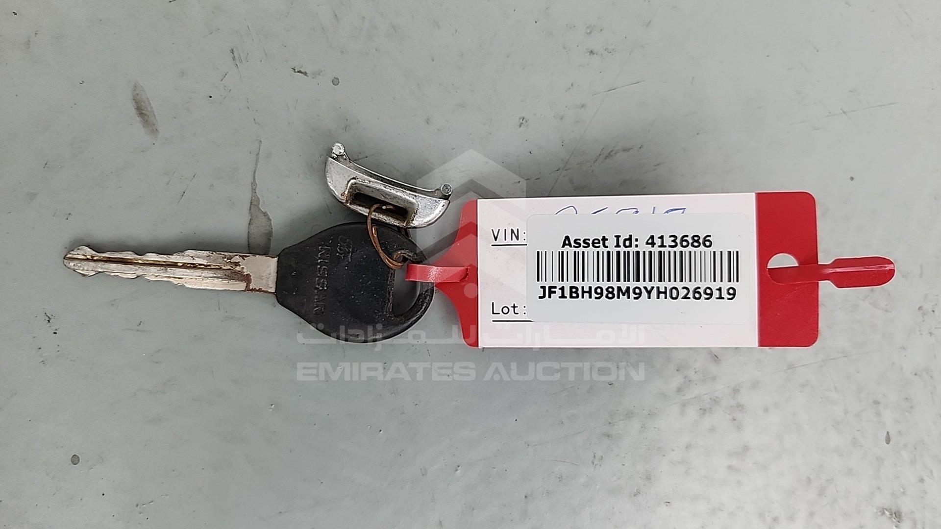 2000 SUBARU LEGACY VIN: JF1BH98M9YH026919
