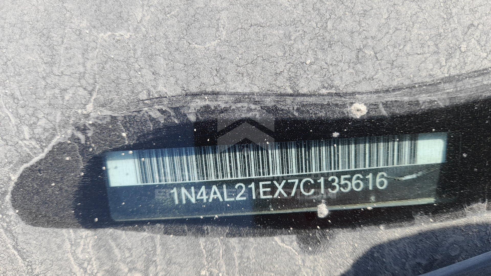 2007 NISSAN ALTIMA VIN: 1N4AL21EX7C135616