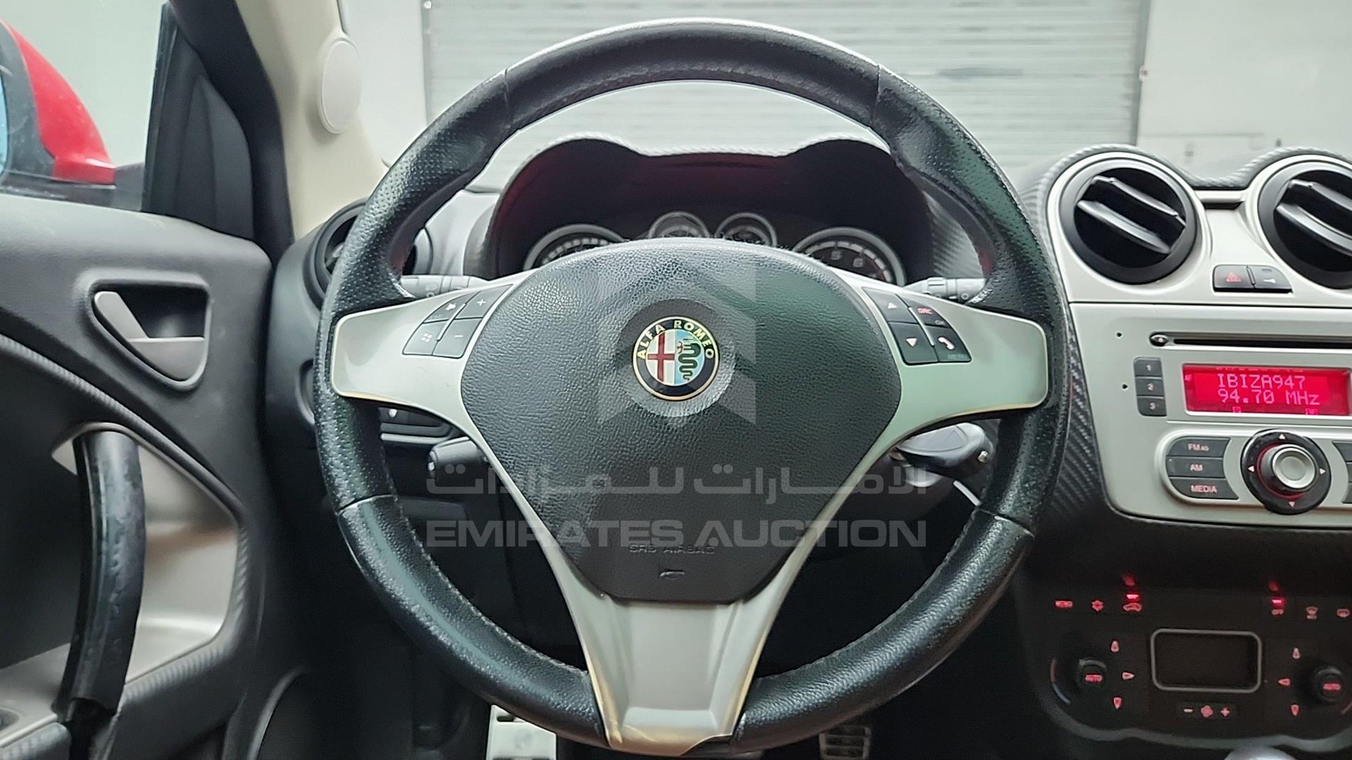 2013 ALFA ROMEO MITO VIN: ZARKA3987D1211654