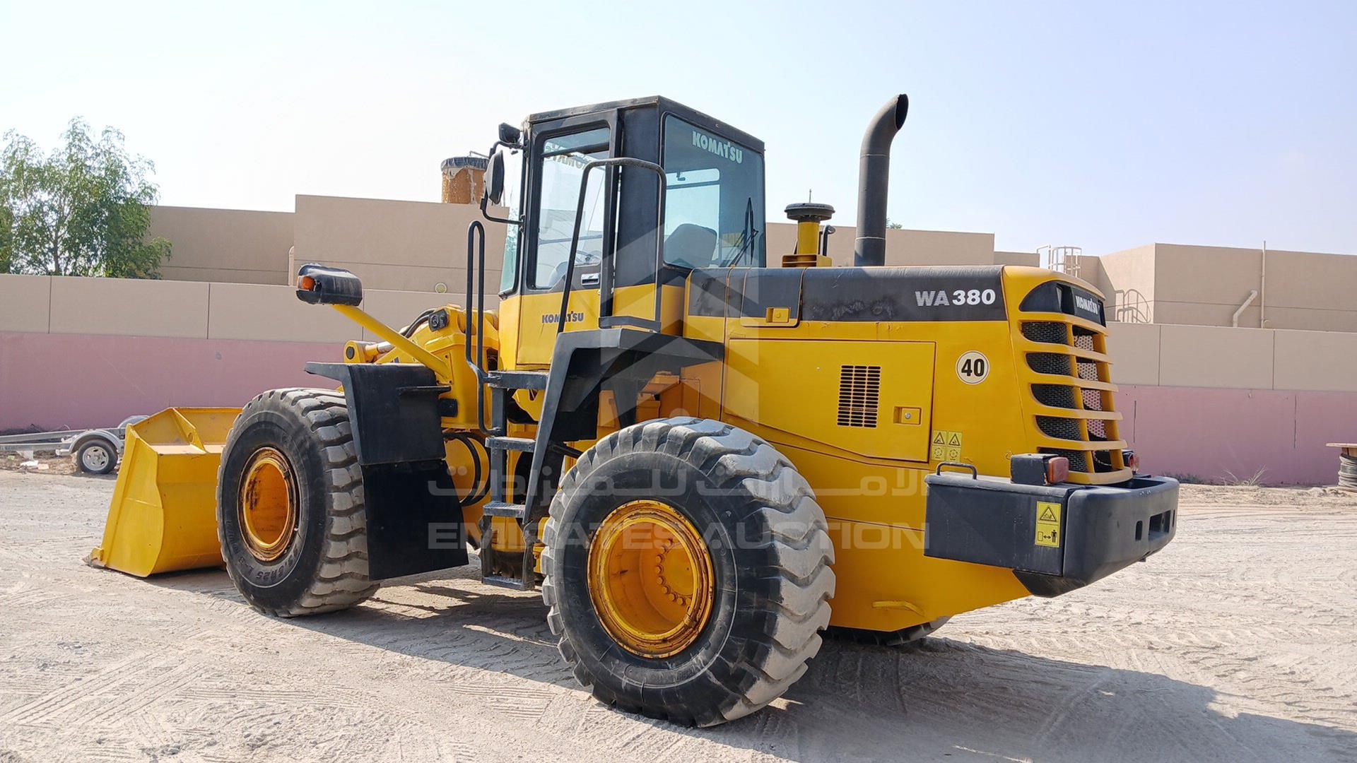 2009 KOMATSU WA380-3 VIN: KMTWA031C01054650