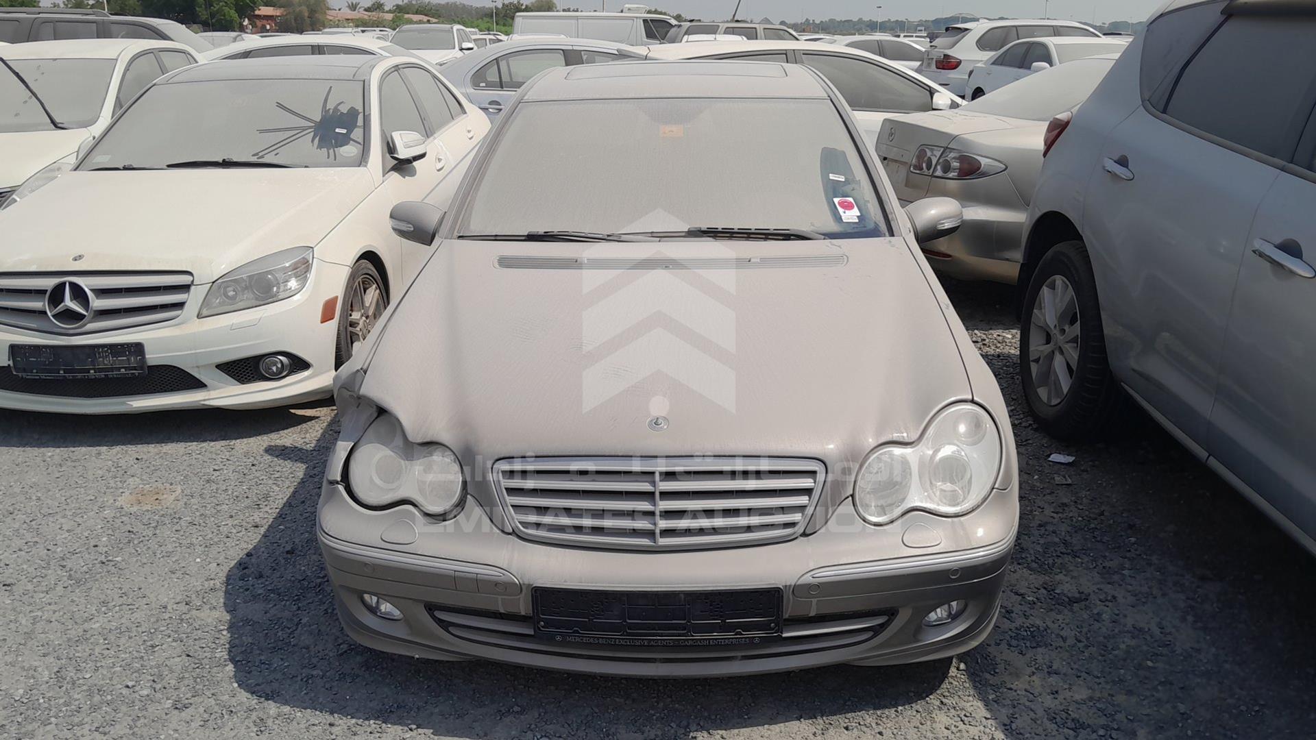 2007 MERCEDES C200 VIN: WDBRF42H17F868255