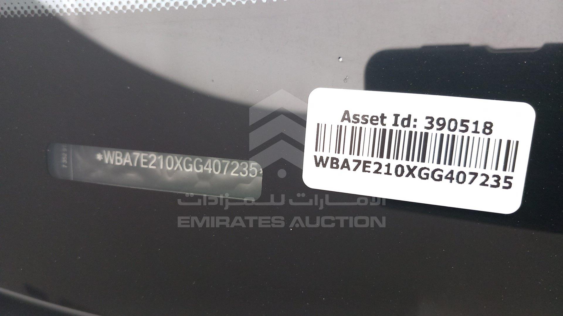 2016 BMW 740 IL VIN: WBA7E210XGG407235