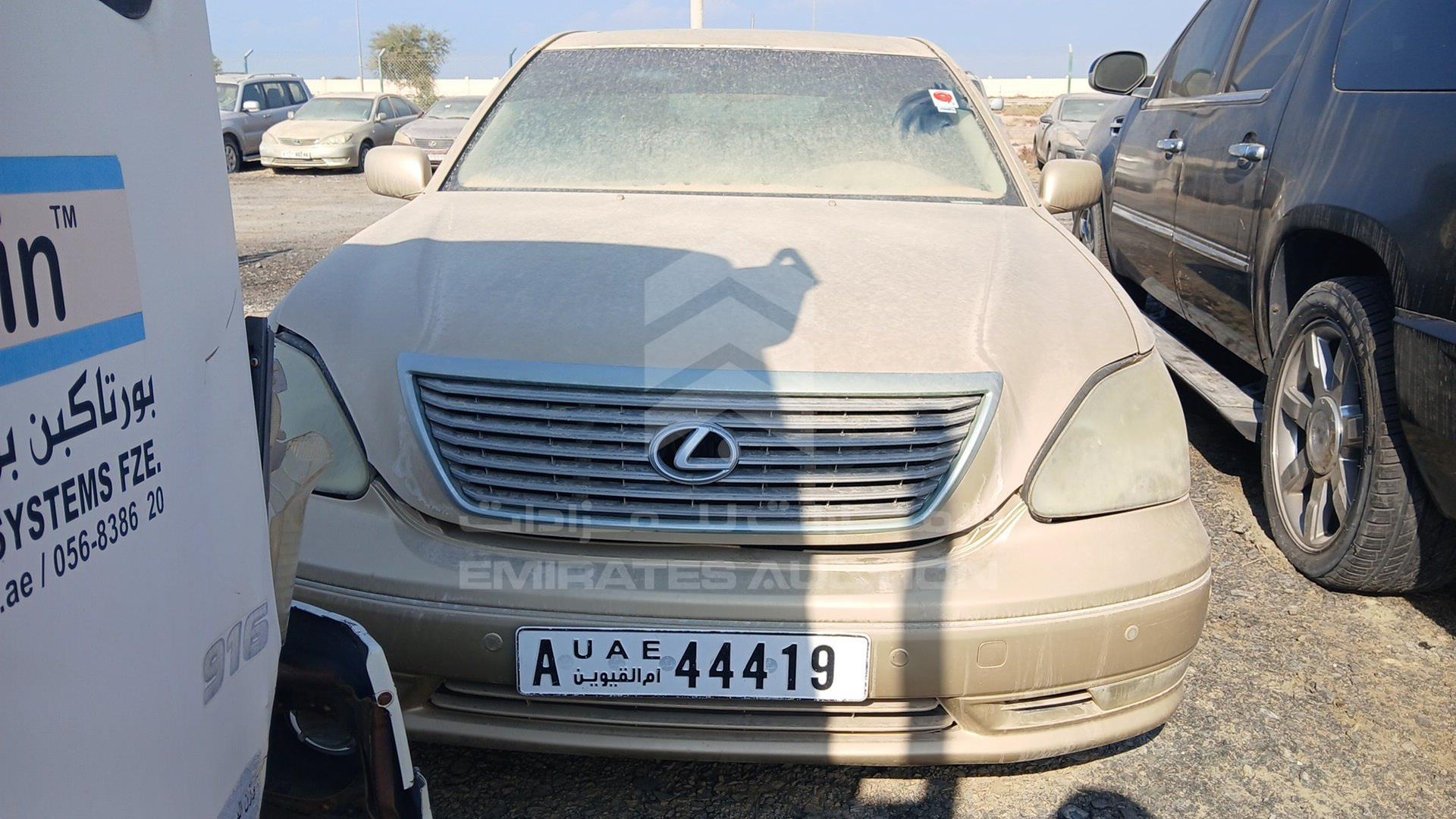 2001 LEXUS LS 430 VIN: JTHBN30F110047666