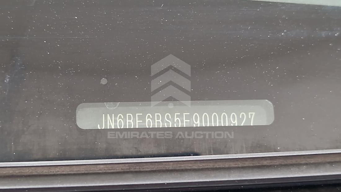 2014 Nissan Urvan — VIN on Frame — Photo 3