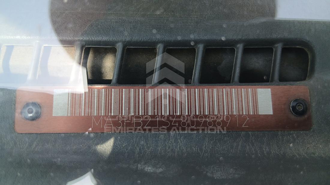2008 Suzuki Alto — VIN on Frame — Photo 3