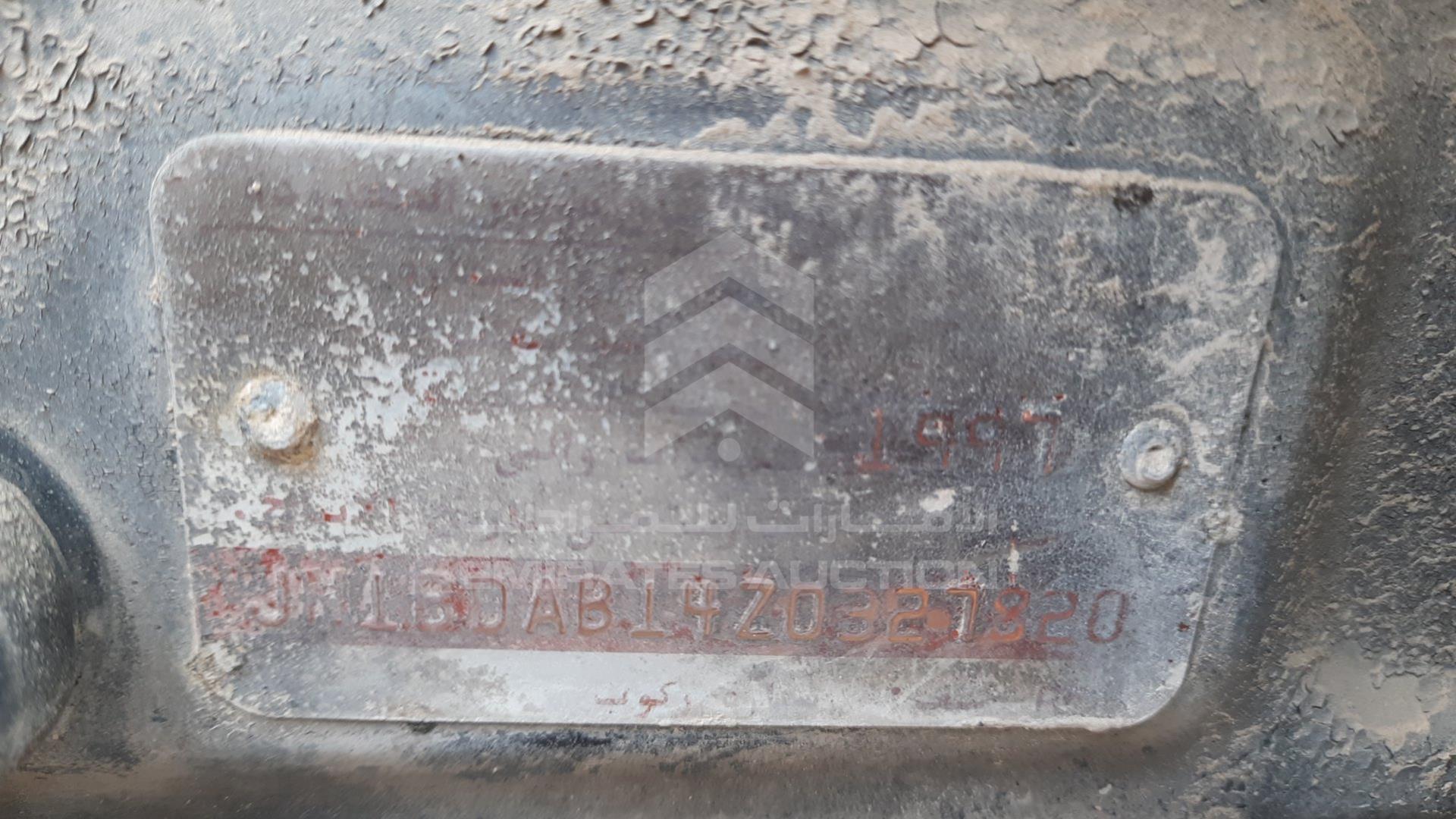 0 NISSAN SUNNY VIN: JN1BDAB14Z0327820