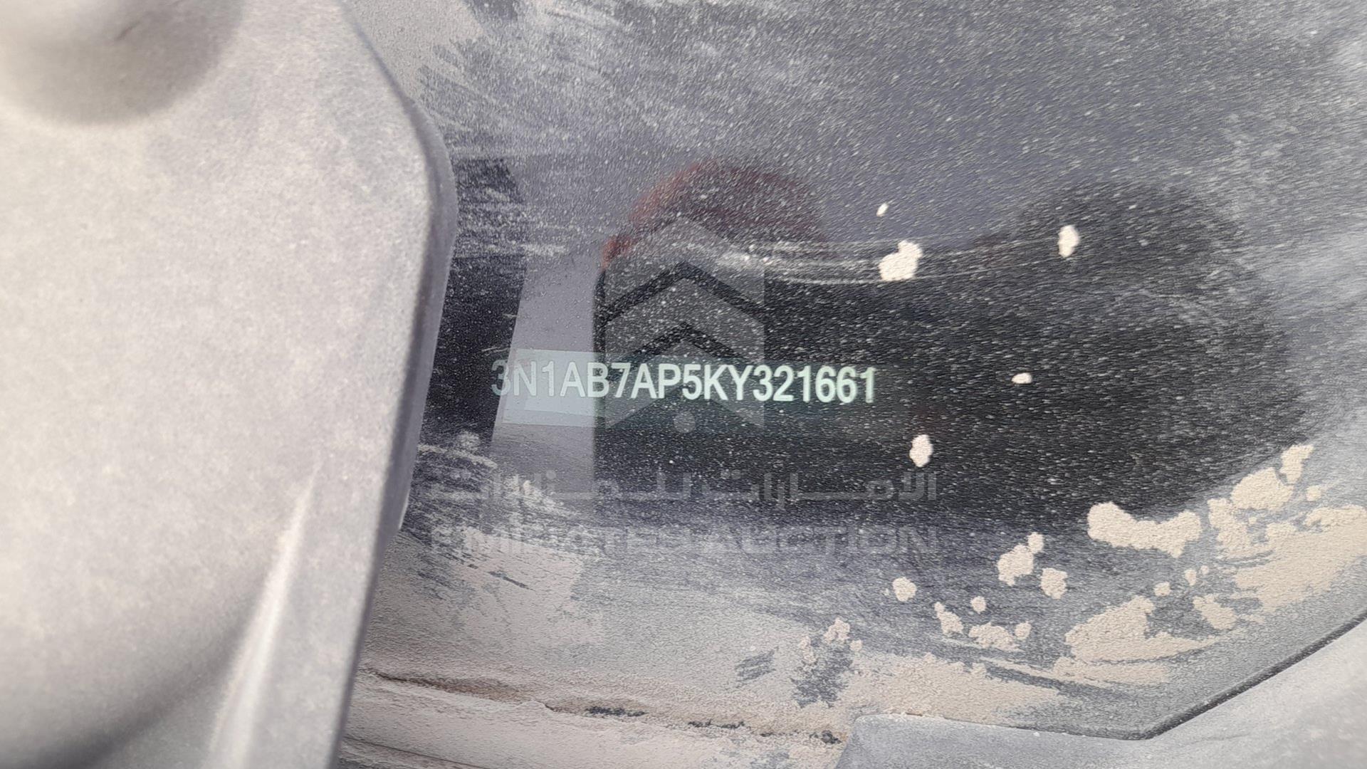 2019 NISSAN SENTRA VIN: 3N1AB7AP5KY321661