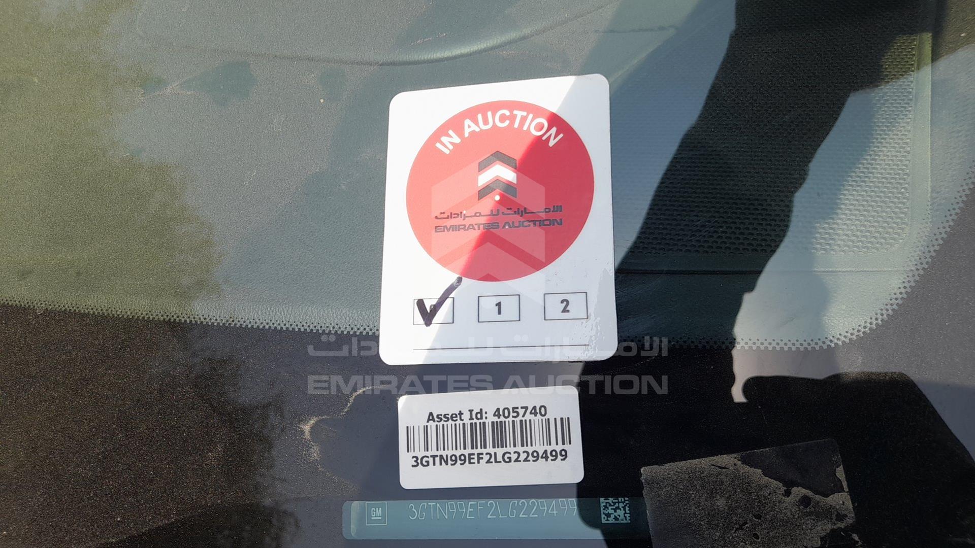 2020 GMC SIERRA VIN: 3GTN99EF2LG229499