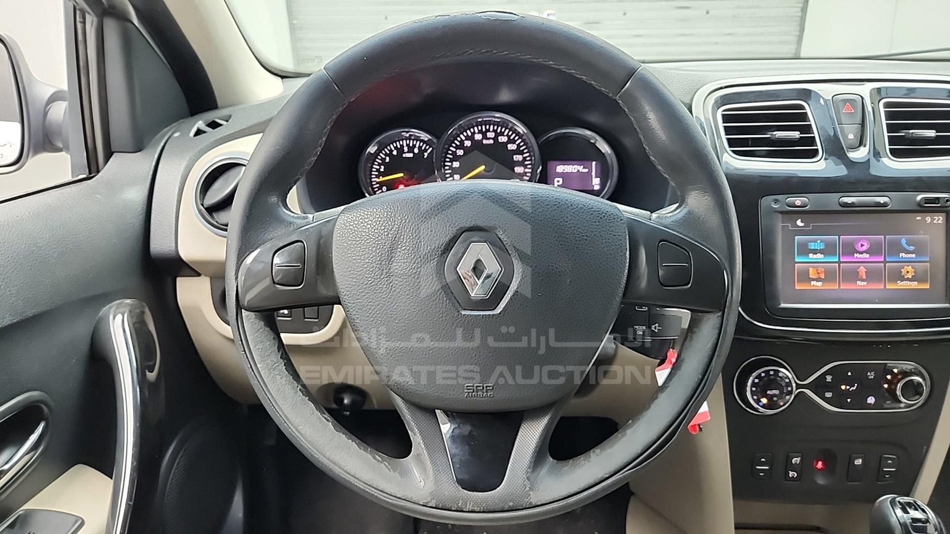 2017 RENAULT SYMBOL VIN: VF14SRAB3HT518791