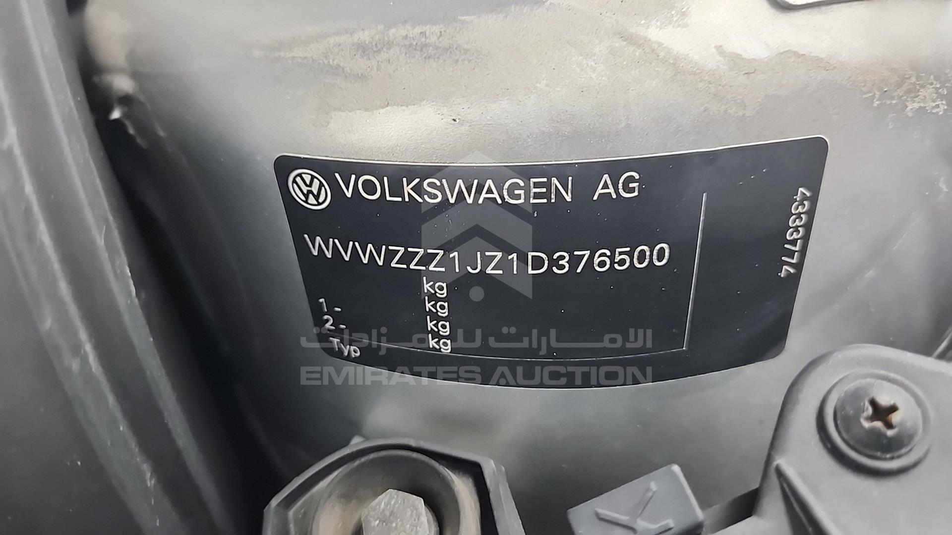 2001 VOLKSWAGEN BORA VIN: WVWZZZ1JZ1D376500
