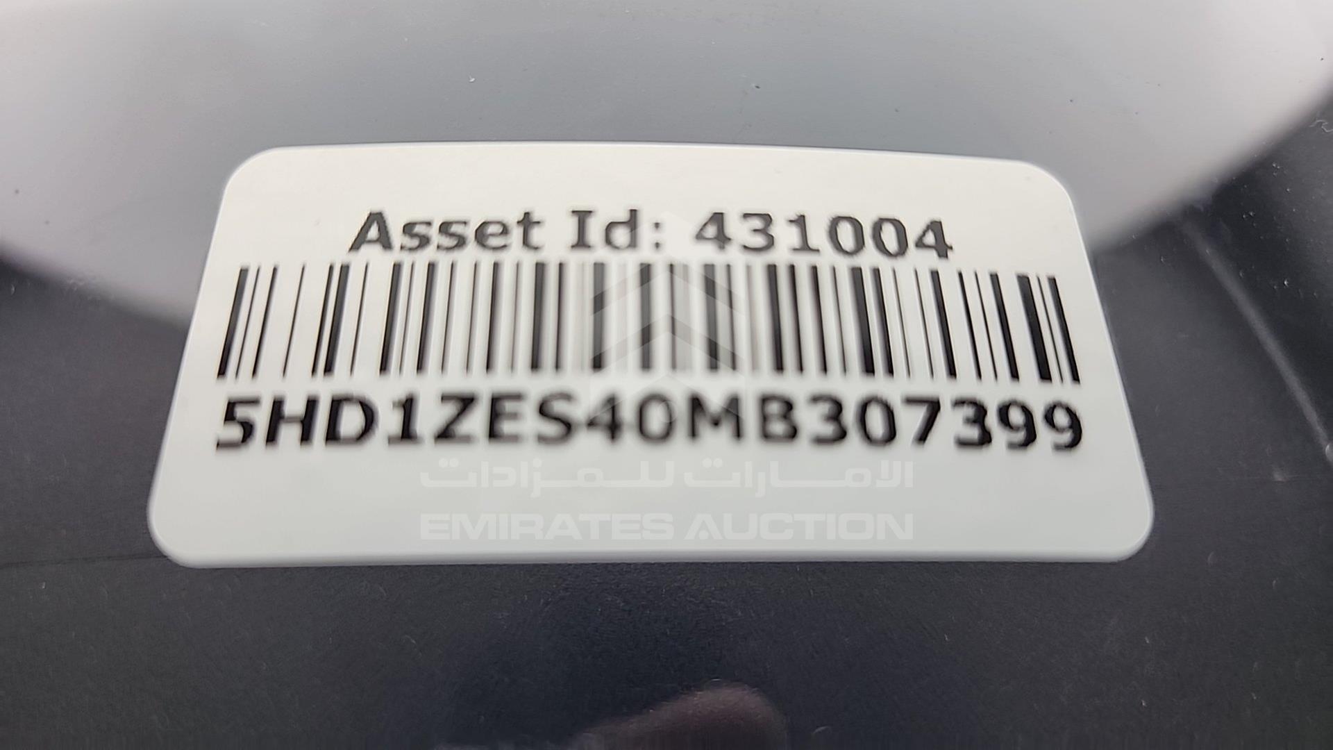 2021 HARLEY DAVIDSON VIN: 5HD1ZES40MB307399