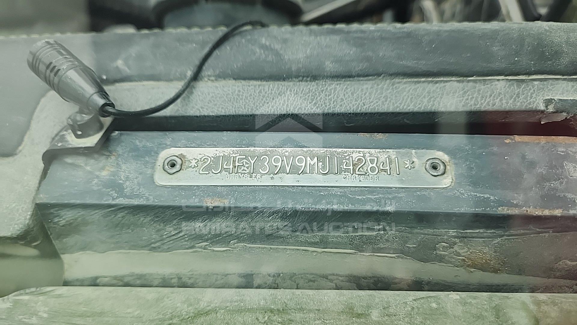 1991 JEEP WRANGLER / VIN: 2J4FY39V9MJ142841