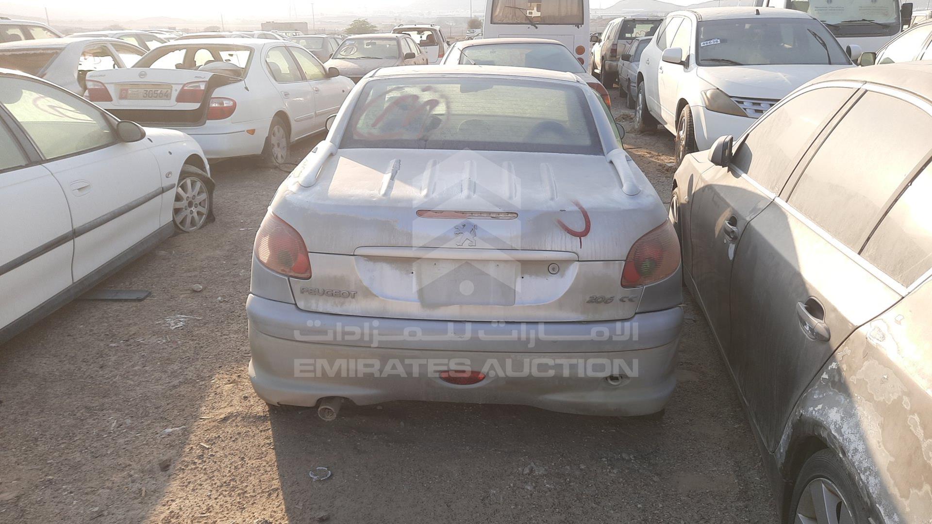 2006 PEUGEOT 206 CC VIN: VF32DNFUB6Y024888