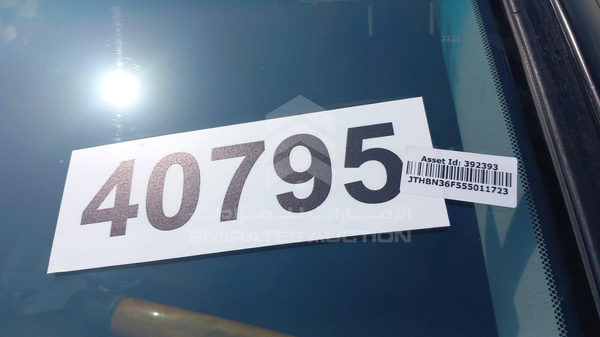 2005 LEXUS LS 430 VIN: JTHBN36F555011723
