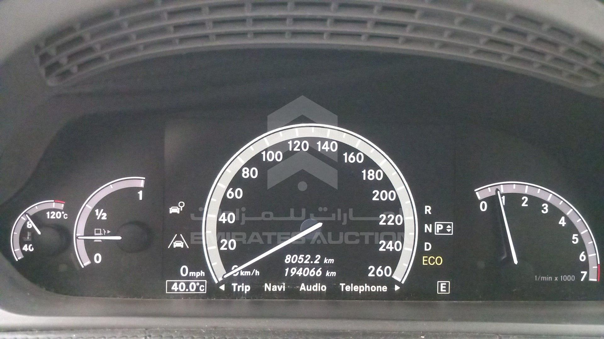 2012 MERCEDES CL 500 VIN: WDD2163731A027647