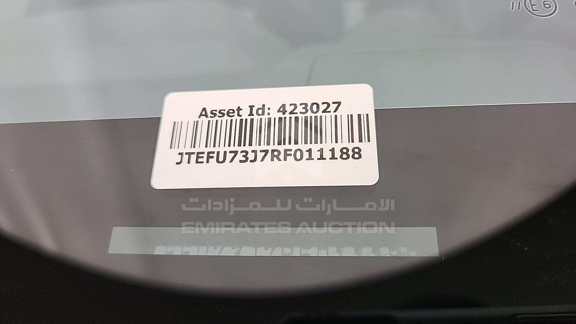 2024 TOYOTA LAND CRUISER VIN: JTEFU73J7RF011188