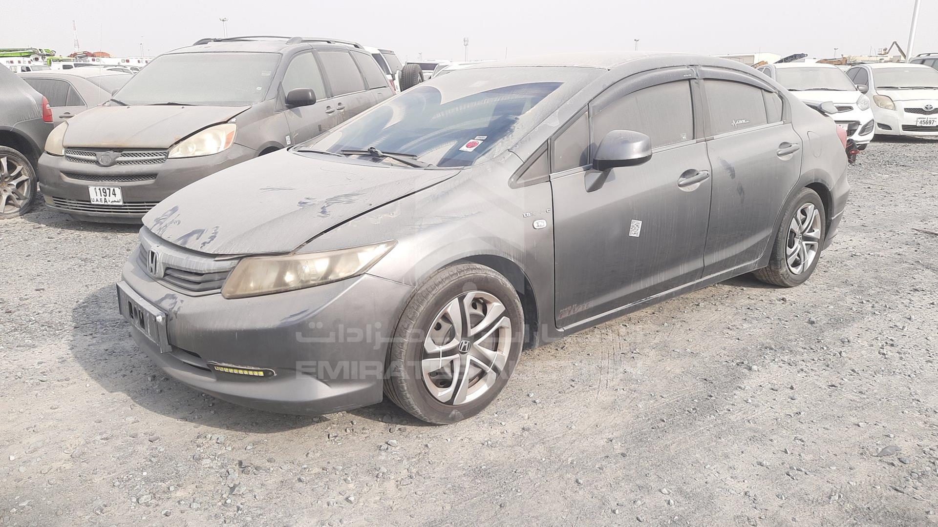 2012 HONDA CIVIC VIN: JHMFB2624CS401938