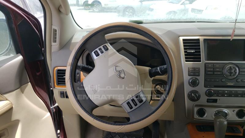 5N3AA08C89N903631 Auction: EmiratesAuction Lot: 405236 5N3AA08C89N903631 Infiniti QX56 2009 MAROON Photo 12