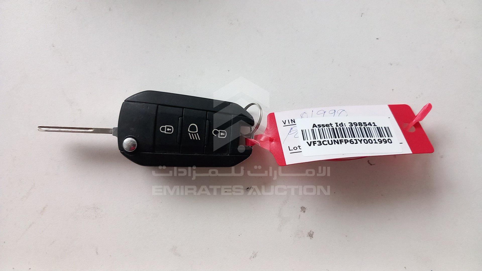 2018 PEUGEOT 2008 VIN: VF3CUNFP6JY001990