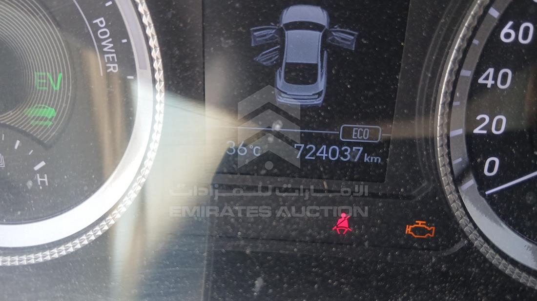 2021 Hyundai Sonata Hybrid — Odometer Reading — Photo 2