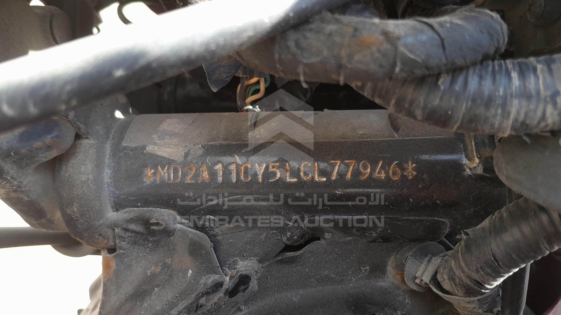 2020 BAJAJ PULSAR VIN: MD2A11CY5LCL77946