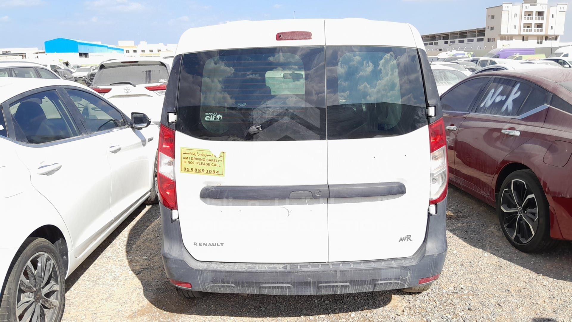 2019 RENAULT DOKKER VIN: VF18SRB42KG465633