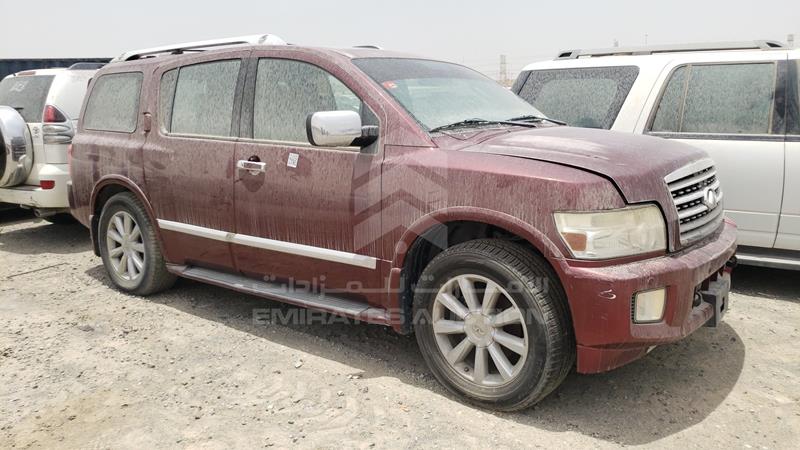 5N3AA08C89N903631 Auction: EmiratesAuction Lot: 405236 5N3AA08C89N903631 Infiniti QX56 2009 MAROON Photo 8