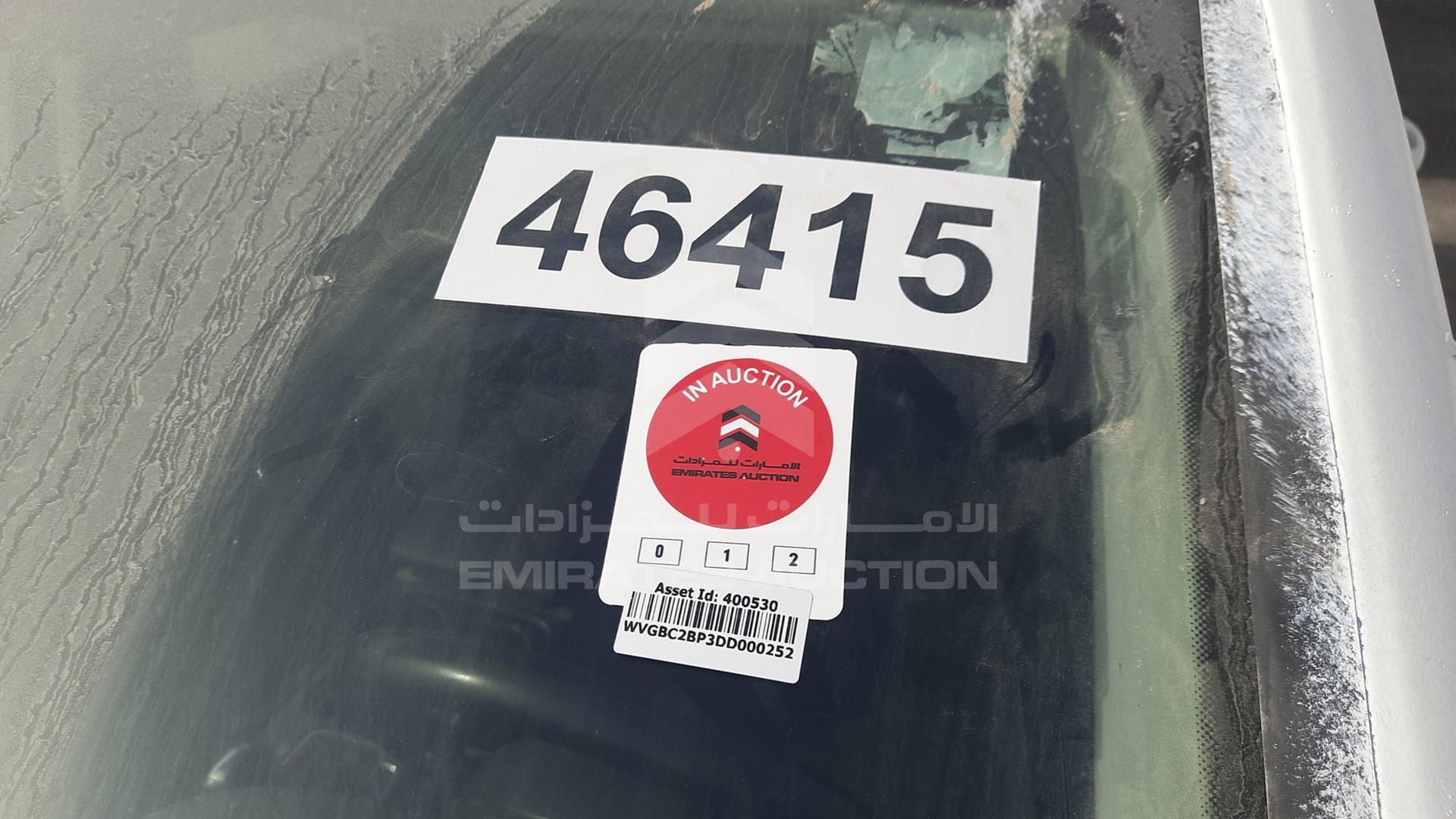 2013 VOLKSWAGEN TOUAREG VIN: WVGBC2BP3DD000252