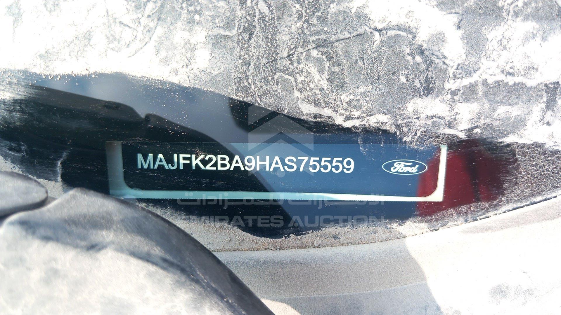 2017 FORD ECOSPORT VIN: MAJFK2BA9HAS75559