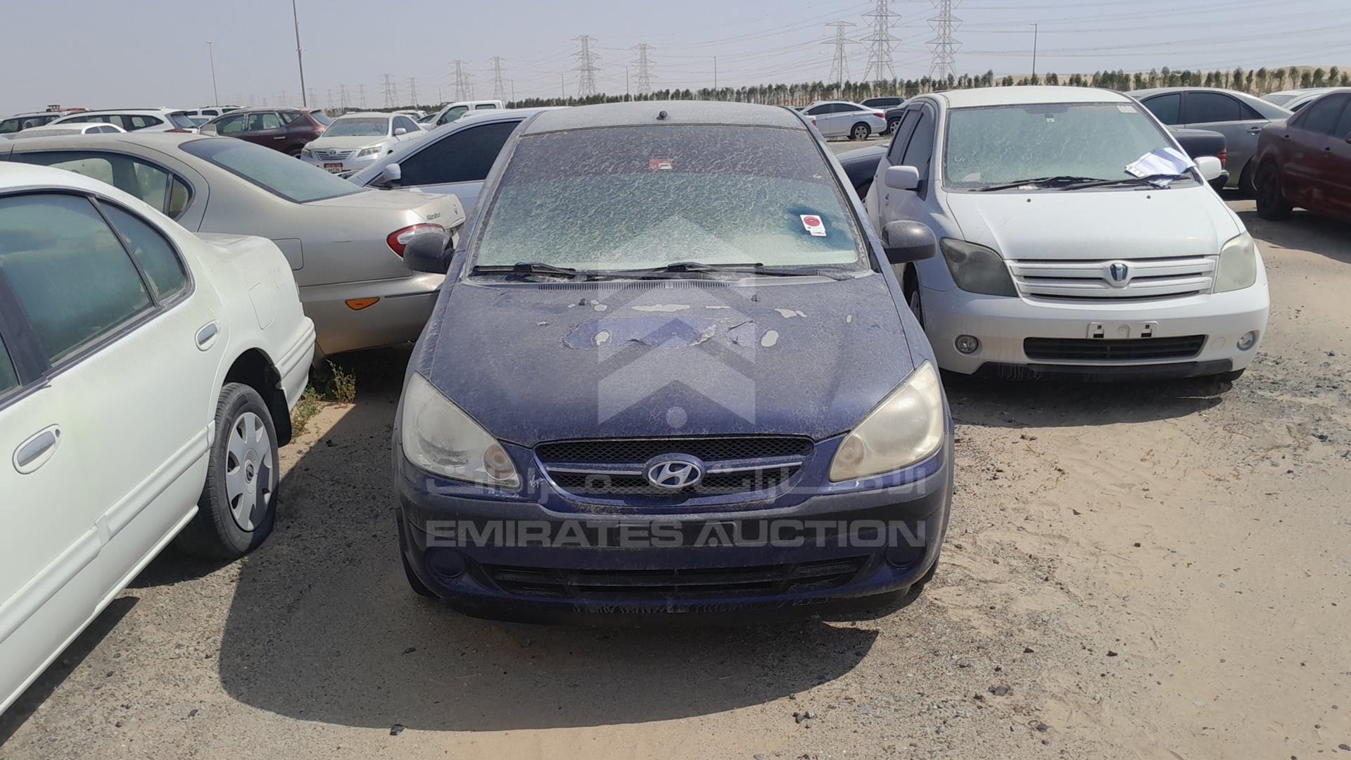 2007 HYUNDAI GETZ VIN: KMHBT51D07U593632