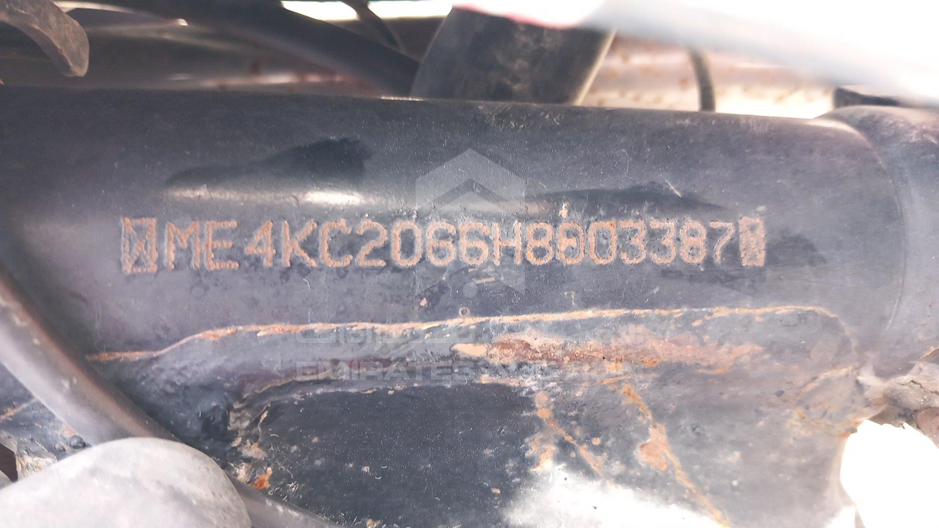 2017 HONDA UNICORN VIN: ME4KC2066H8003387