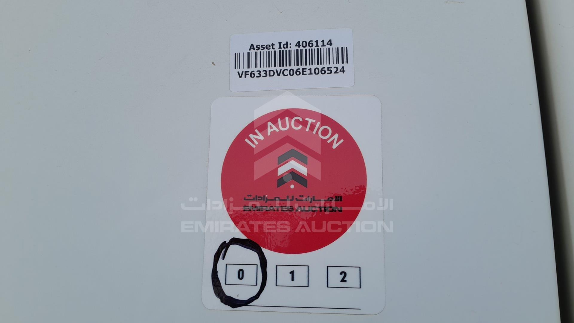 2006 RENAULT TRUCK VIN: VF633DVC06E106524
