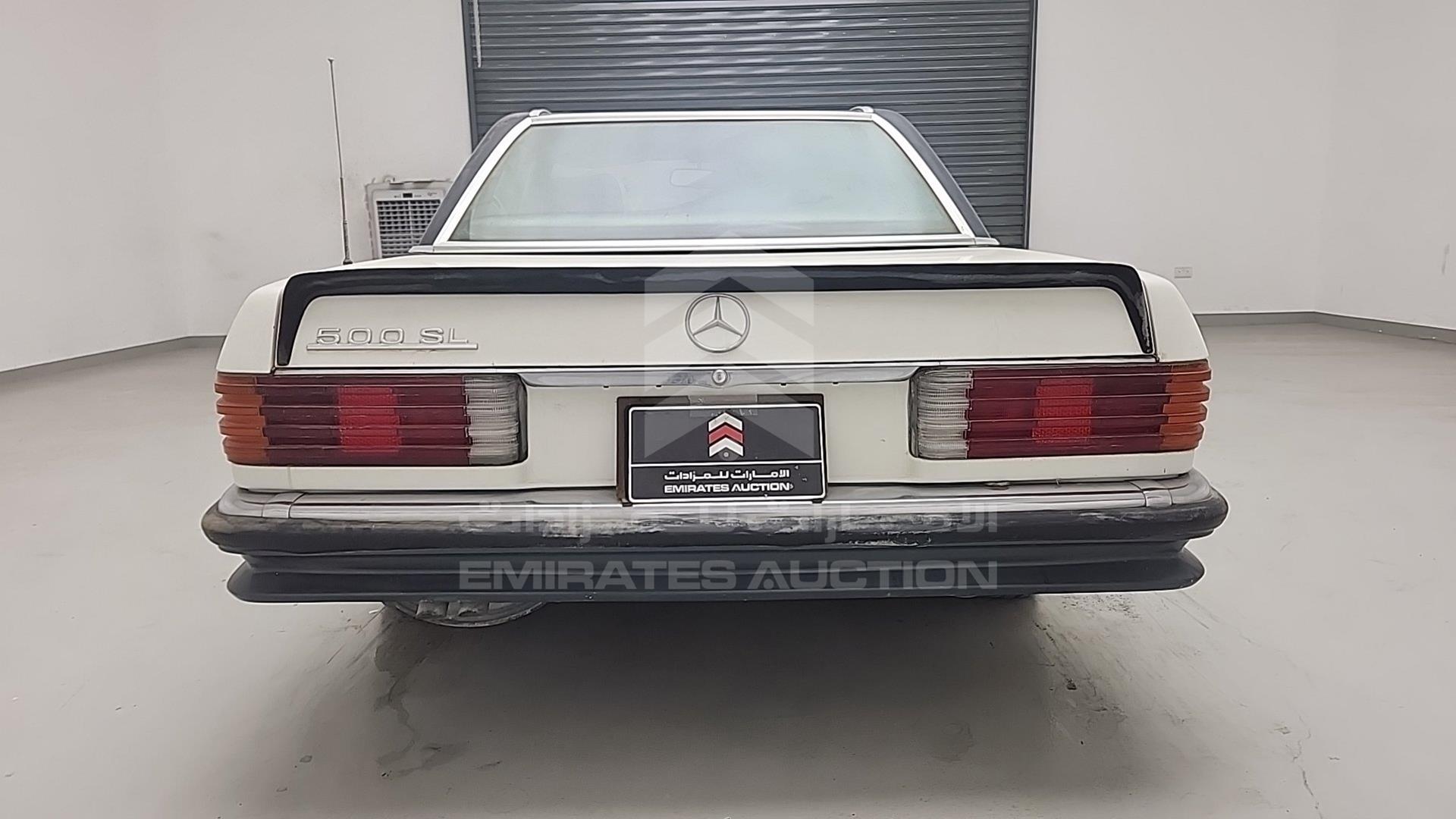 1987 MERCEDES SL 500 VIN: WDB1070461A021554
