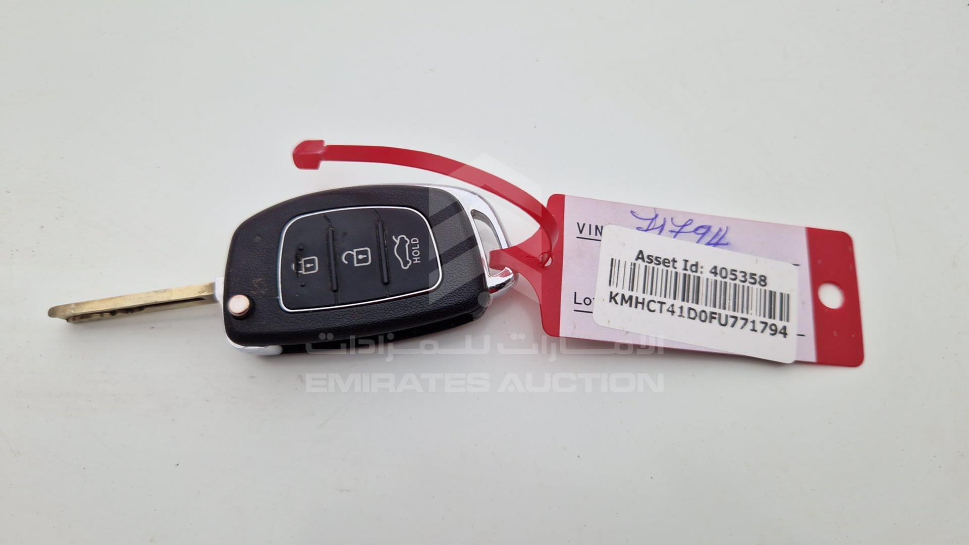 2015 HYUNDAI ACCENT VIN: KMHCT41D0FU771794